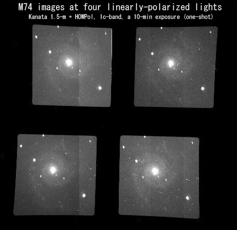 M74 with wide-field one-shot polarimetry mode