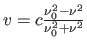 $ \lambda = \lambda_0\frac{c+v}{\sqrt{c^2-v^2}}$