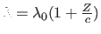 $ \kappa = \frac{\nu}{c}$