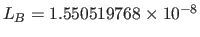 $ L_G = 6.969290134 \times 10^{-10}$