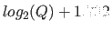 $ log_2(Q)+1.792$